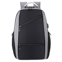 Sac à dos intelligent unisexe pour ordinateur portable, étanche, avec fermeture éclair, pour affaires, école et voyage, personnalisable, vente en gros usine 2024
