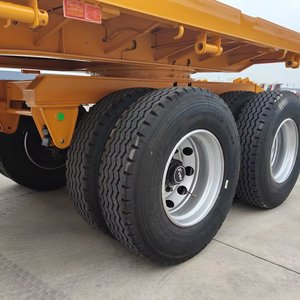 Remolque <span class=keywords><strong>de</strong></span> Plataforma Completa TANDA Personalizado con Barra <span class=keywords><strong>de</strong></span> Remolque, Capacidad <span class=keywords><strong>de</strong></span> 40 Toneladas, 2 Ejes, 8 Ruedas - Product Image 4