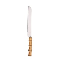 Ensemble de couverts classiques en acier inoxydable avec manche en bambou, 5 pièces, finition miroir, passe au lave-vaisselle, pour hôtel, restaurant, restauration