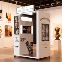 Cabina de Fotos Todo en Uno Personalizable, Máquina Expendedora de Fotos con Impresora, Software, Logotipo, Carcasa, Control Remoto, Proveedor de Alta Tecnología