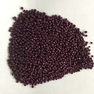 Contas de semente de vidro 2mm 3mm 4mm, cor sólida nobre escuro, roxo, para fabricação de jóias