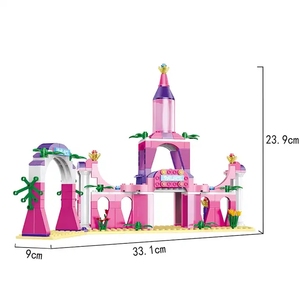 <span class=keywords><strong>Cogo</strong></span> Khối 3273 Tự Làm Công Chúa Loạt 346 Pcs Mini Khối Thiết Lập Giáo Dục Xây Dựng Khối Đồ Chơi Cho Cô Gái - Product Image 2