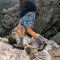 Short de plage léger et respirant à séchage rapide pour homme et femme, motif camouflage, longueur genou, idéal pour les activités sportives décontractées en extérieur