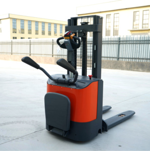 Hot Sale 1.5 Ton Battery-Powered Electric Stacker Mini Forklift China New Condition Full Electric Pallet Stacker For Retail - Product Image 1