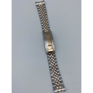 Bracelet de montre en argent massif incurvé 316L de 19 mm, bracelet de remplacement pour Rolex GMT Series - Product Image 2