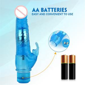 USB fort réaliste lapin gode vibrateur Clitoris g-spot stimulateur balle vibrateur pour femmes adultes jouets sexuels - Product Image 3