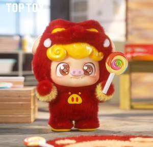 2025 mới đến ban đầu jotoys Q bé Heo Anh Hùng hộp mù siêu dễ thương lợn đồng đội loạt hộp mù Hộp bí ẩn hình búp bê - Product Image 3