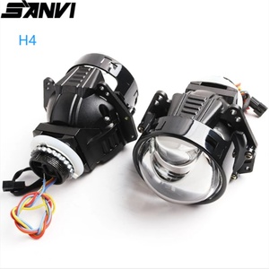 Sanvi S10 BI LED Projector Lens 55W 5500K LHD RHD Car Headlight LED Lamp for Motorcycle Auto Lighting System Bi Led Projector - Product Image 2