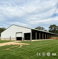 Bâtiments Agricoles Préfabriqués en Acier : Hangar, Étable, Poulailler, Entrepôt Agricole, Kits de Construction Métalliques