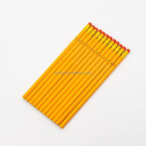Großhandel gelbe sechseckige Linde Bleistifte mit Radiergummi farbigen Briefpapier zum Schreiben von Zeichnungen für Werbeaktionen - Product Image 3