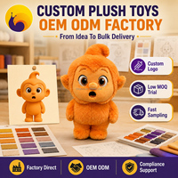Fabricant de poupées en peluche personnalisées sans intermédiaire, poupées en peluche personnalisées, design sur mesure, MOQ faible