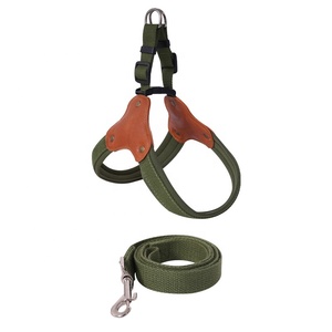 Rompi <span class=keywords><strong>Harness</strong></span> anjing nilon tahan lama dapat disesuaikan rompi <span class=keywords><strong>Harness</strong></span> anjing hewan peliharaan berjalan bentuk Y lembut untuk anjing kecil sedang besar - Product Image 1