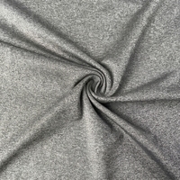 Tela Elástica de Jersey Cepillado 90% Poliéster 10% Spandex, Ecológica, para Ropa Deportiva, Tela de Jersey Elástica Melange para Trajes de Yoga