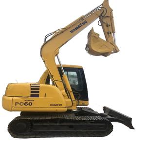 Mini pelleteuse d'occasion Komatsu PC60-7 PC70 PC78 PC56, machine de construction de 6 tonnes, certification CE EPA, boîte de vitesses incluse - Product Image 1