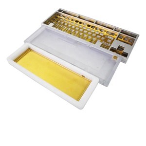 Clavier électronique <span class=keywords><strong>CNC</strong></span> sur mesure, anodisation multicolore de précision, sablage, 109 104 101 87 touches, brochage par électroérosion à fil d'acier inoxydable - Product Image 3