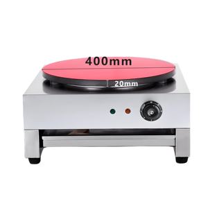 Machine à crêpes électrique professionnelle en acier inoxydable 3000W à plaque unique, revêtement antiadhésif rotatif, prix usine - Product Image 3