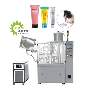 ZXSMART Cosmetic Paste Perfume Cream Lotion The Body Shop Butter Tube Filling And Sealing Machine