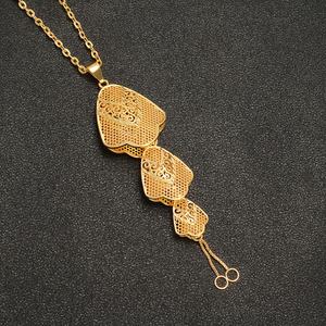 Pendentif de mariage carré sur mesure plaqué or 24K 18K, bijoux en laiton tendance avec zircon pour enfants - Product Image 2