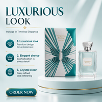 Boîte à parfum pliable personnalisée à ouverture latérale, en papier souple, avec couvercle découpé, gaufrage 3D et impression offset, écologique