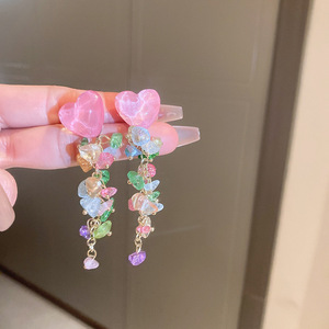 2025ใหม่แฟชั่น925เข็มเงินมุกต่างหูพู่ห้อยต่างหูเพทายผีเสื้อต่างหูเครื่องประดับของขวัญเครื่องประดับสำหรับผู้หญิง - Product Image 3