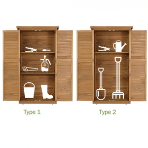 <span class=keywords><strong>Abri</strong></span> de <span class=keywords><strong>jardin</strong></span> en <span class=keywords><strong>bois</strong></span> Combohome avec armoire haute et étagères réglables robustes, organisateur d'outils de <span class=keywords><strong>jardin</strong></span> résistant aux intempéries pour la pelouse - Product Image 4