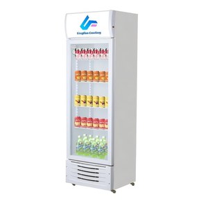 Refrigerador de Bebidas de Una Puerta Económico, Refrigerador Vertical Comercial con Puerta de Vidrio para Exhibición de Bebidas, Promoción para Supermercados y Tiendas - Product Image 3