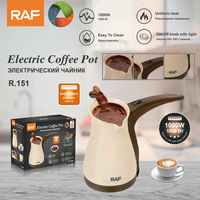RAF haute qualité en plastique arabe portable cafetière bouilloire théière électrique turc cafetières