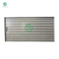 Système hydroponique à double étage HANGDI en alliage d'aluminium avec plateaux roulants pour culture hydroponique
