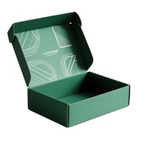 Cajas de Envío Corrugadas de Papel Ecológico Personalizadas con Forro de Esponja y Lámina Dorada, Cierre Magnético para Envíos por Correo y Entrega Exprés