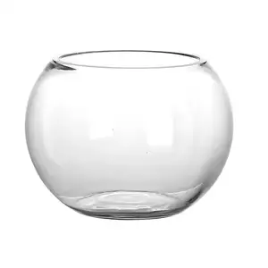 Hydroponic Vase Glass Round Ball Fish Tank Water Plant Vessel Round Tank Glass Vase