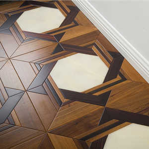 Parquet de Madera de Teca Multicapa de 16 mm con Textura de Sierra, Antideslizante, Grado REACH ABC, para Casa de Campo - Product Image 1