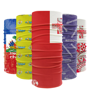 Pañuelos tubulares multifuncionales sin costuras, <span class=keywords><strong>bandana</strong></span> personalizada de fábrica, tubo de cara, Bandera de País de Canadá, venta al por mayor - Product Image 1
