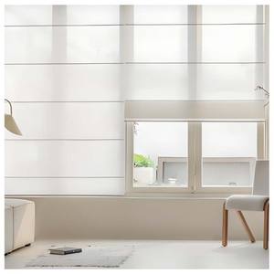 Custom Motorized System Roman <strong>Bambo</strong> <strong>Blinds</strong> Roman Shades Cordless Bamboo Striped Fabric Blackout Roman <strong>Blinds</strong> - Product Image 3