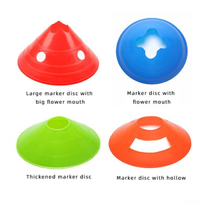 50 Conos de Entrenamiento de Agilidad para Fútbol, Multicolores, Discos Marcadores de Fútbol, Equipo de Entrenamiento Deportivo Portátil para Fútbol - Product Image 2