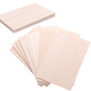 Grandmore - Láminas de <span class=keywords><strong>Madera</strong></span> de <span class=keywords><strong>Balsa</strong></span> Natural sin Acabado para Proyectos de Bricolaje, Manualidades, Construcción de Casas, Aviones, Barcos, 100*300*1.5mm, 1 Año de Garantía - Product Image 1