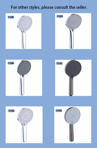 Pomme de <span class=keywords><strong>douche</strong></span> manuelle en plastique ABS peu coûteuse, facile à nettoyer pour une utilisation à domicile dans la salle de bain. - Product Image 3