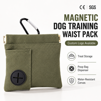 Sac de Rangement Portable pour Friandises pour Chiens et Chats, Sac de Taille pour Entraînement en Extérieur, Sac à Collations pour Promenade, en Métal Solide, Vente en Gros