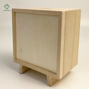 <strong>Piggy</strong> <strong>Banks</strong> <strong>for</strong> <strong>Adults</strong>,Decorative Shadow Box Wooden Frame,Natural Wood Money Box - Product Image 4