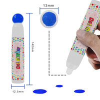 KHY 12 couleurs, marqueurs à points effaçables à l'eau, certifiés sûrs, sans dégâts, pour jeux de bingo et livres d'activités