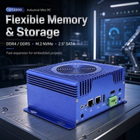 PC de Computación de Borde con Doble LAN, Doble COM, SIM 4G, M.2 NVMe y Función Wake on LAN para Monitoreo Remoto de Energía