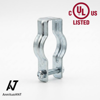 Support de conduit métallique galvanisé en acier de 1/2 à 4 pouces, conforme aux normes américaines et canadiennes, pour fixation de conduit EMT