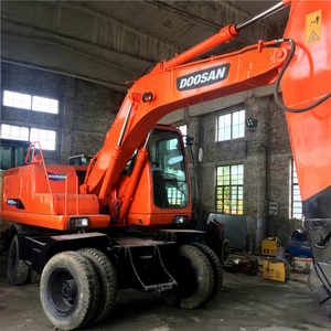 Excavadora de Ruedas Usada Doosan DH150W-7, Totalmente Probada y en Perfecto Estado, para Tareas de Carga y Manipulación de Materiales en la Construcción de Carreteras - Product Image 1