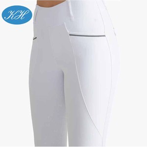 Vêtements d'équitation OEM, culotte de compétition blanche, culotte équestre - Product Image 4