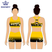 Nouveautés Cheer Practice Wear Soutien-gorge et short de cheerleading grande taille