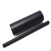 Tube en fibre de carbone ultra-léger de 0,5 mm pour fusée modèle, châssis, curseur de caméra, bras de cardan de drone - Marque Rongui Brillant/Mat