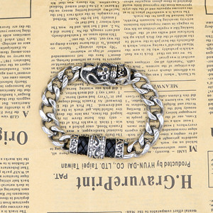 yunnique <b>Snake</b> Design Tibetan <b>Silver</b> <b>Chain</b> Bracelet Unisex Fashion Gift Jewelry - Product Image 5