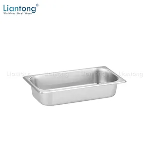 Hotel Catering Buffet Chafing Dishes Food Warmer Pan 1/3 Size Stainless Steel 201 304 Material Gastronorm Container GN Pan