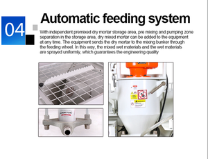 Máquina <span class=keywords><strong>de</strong></span> Enlucido Totalmente Automática con Riego Automático, Alimentación Automática y Mezcla Automática para Pulverizar <span class=keywords><strong>Yeso</strong></span>, Cemento y Mortero <span class=keywords><strong>Putzmeister</strong></span> MP 25 - Product Image 5