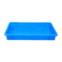 Conteneurs en plastique empilables polyvalents de forme rectangulaire pour outils de quincaillerie, pièces automobiles, nouvelles boîtes et bacs de rangement