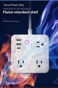 Chúng tôi thông minh Power Strip + USB đa-điện không dây thông minh ổ cắm tường chuyển đổi chỉ số 3 cửa hàng ZigBee Mạng 10A Đánh giá hiện tại - Product Image 6